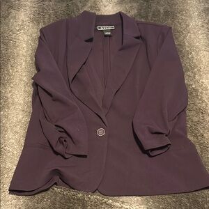 Peter Nygard Purple Blazer Tailored Suit Jacket